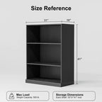 Bahut d'appoint en bois noir 41*31*16, meuble de rangement avec étagères réglables pour cuisine, chambre, salon, salle à manger