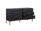 Commode 6 tiroirs avec glissières en métal – Plusieurs finitions