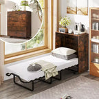 Lit de camp avec rangement et lit pliable