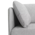Fauteuil de salon vintage marron en similicuir avec revêtement en polyester/PU, cadre en bois et pieds en acier, 39 po