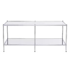 Table basse miroir anthracite Glam