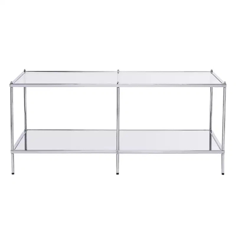 Table basse miroir anthracite Glam