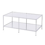 Table basse miroir anthracite Glam