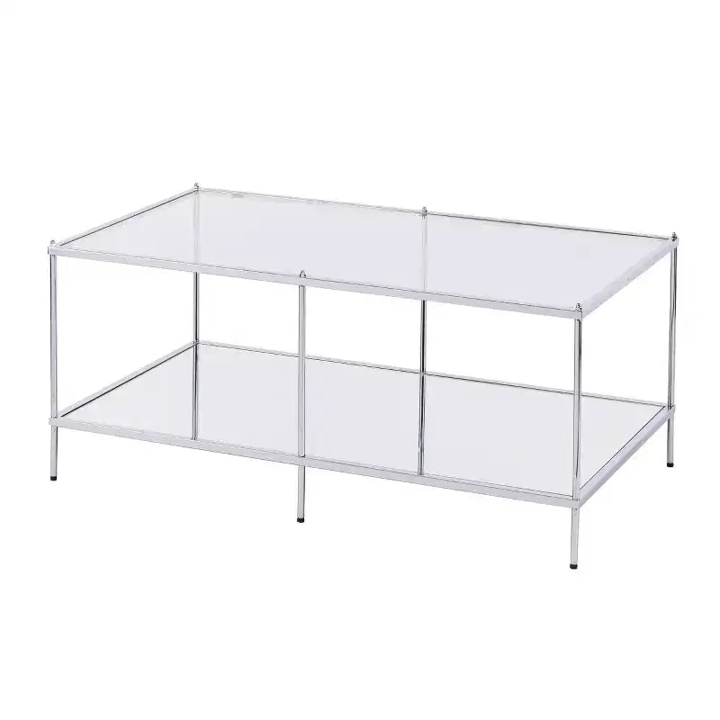 Table basse miroir anthracite Glam