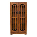 Window Pane Media Cabinet - Oak - SEI