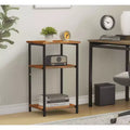 MAYEERTY 3-Layer Coffee Table Adjustable Height Storage Shelf