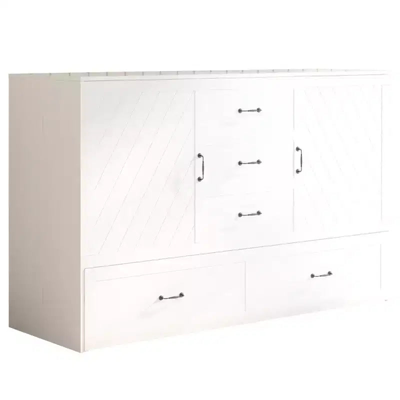 Lit avec station de charge, lit pliable en cube peu encombrant avec matelas