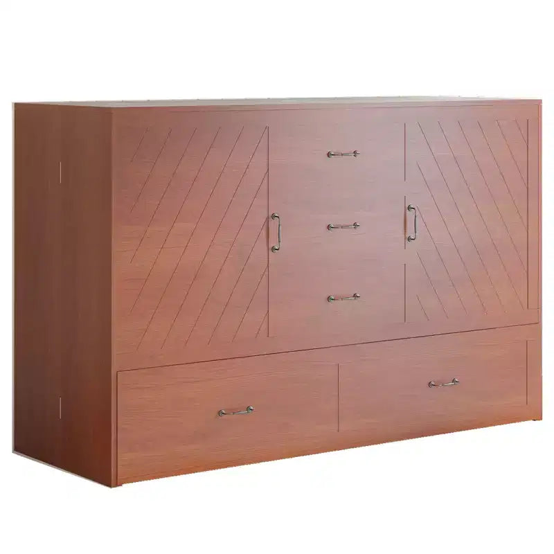 Lit avec station de charge, lit pliable en cube peu encombrant avec matelas