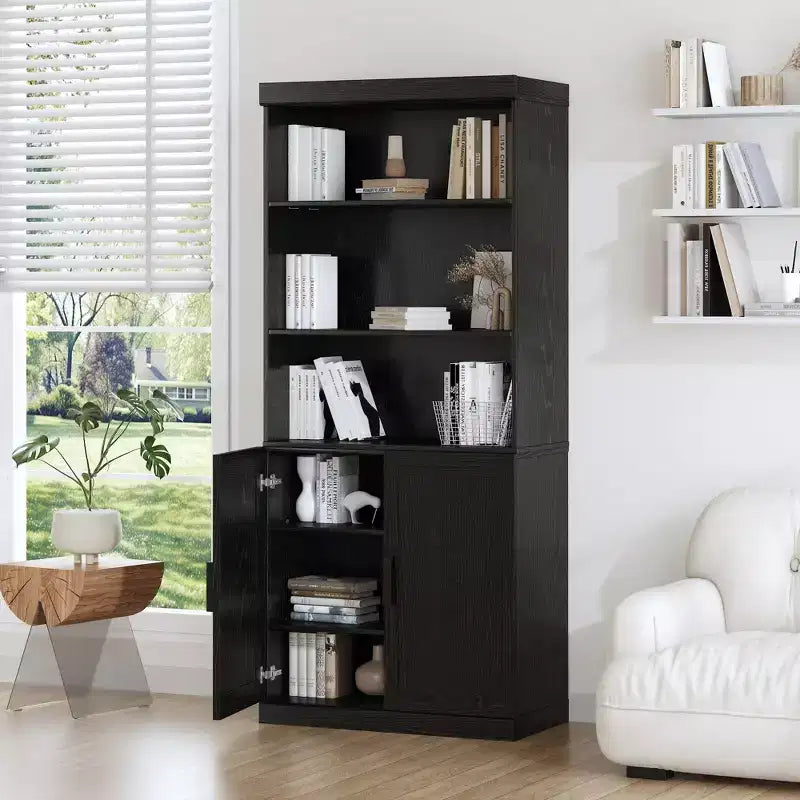 Bibliothèque en bois 72x31x16 avec étagères réglables