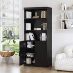 Bibliothèque en bois 72x31x16 avec étagères réglables