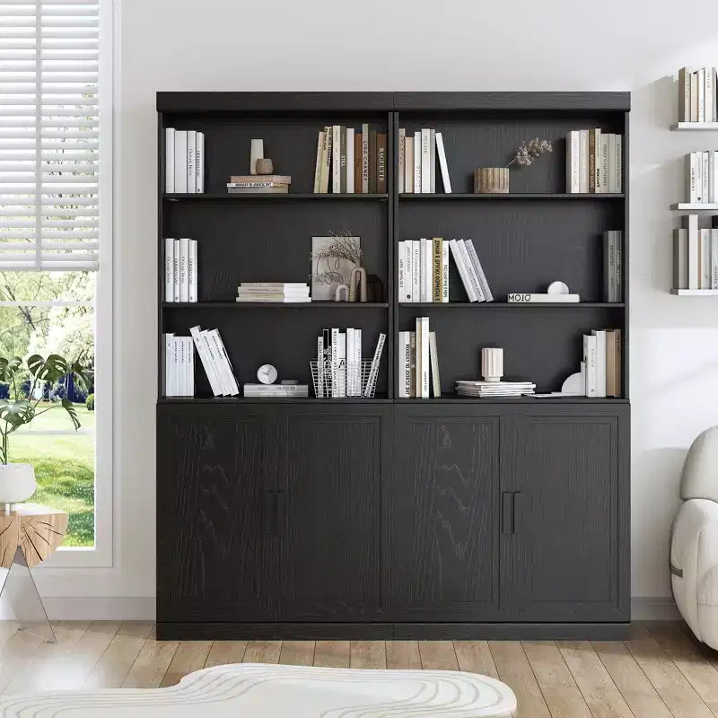 Bibliothèque en bois 72x31x16 avec étagères réglables
