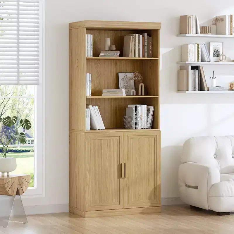 Bibliothèque en bois 72x31x16 avec étagères réglables