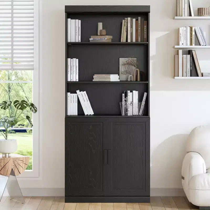 PexFix 72x31x16 Wood Bookcase with Adjustable Shelves