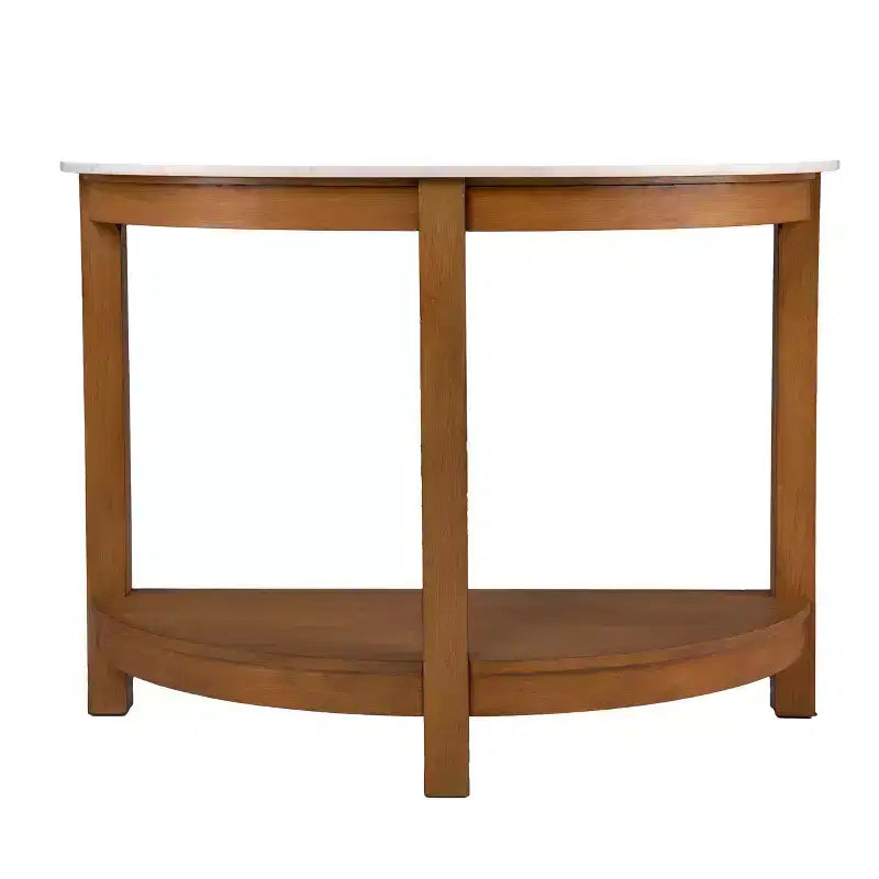 Chandlen Demilune Console Table - Natural - SEI