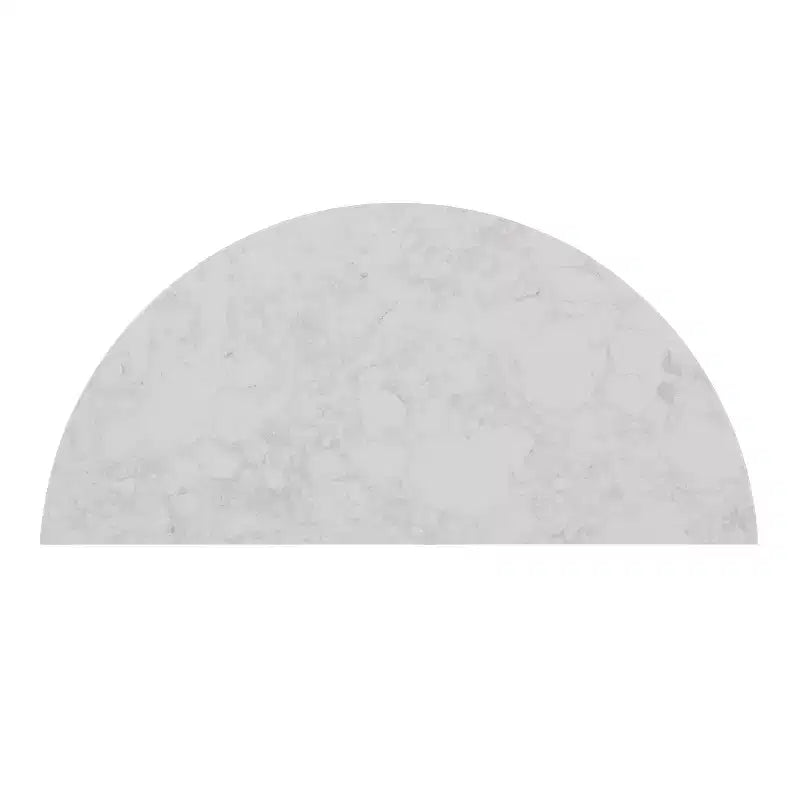 Console demi-lune naturelle