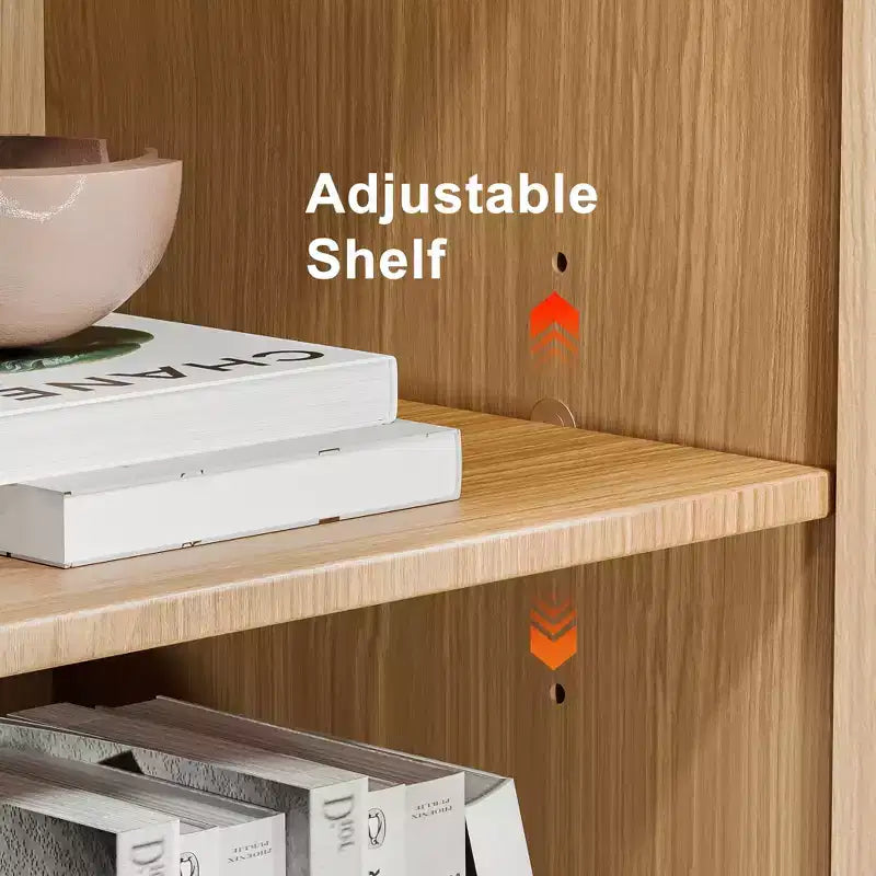 Armoires de rangement élégantes et spacieuses avec portes en verre, offrant une grande capacité de rangement, à la fois pratiques et esthétiques.
