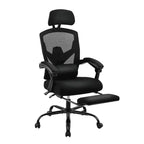 Chaise de bureau avec accoudoirs relevables Design compact se glisse sous le bureau