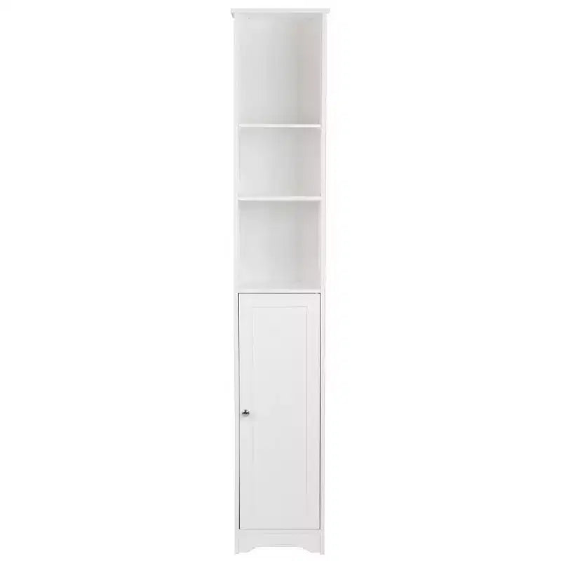 Karl Home One Door & Three Layers Bathroom Cabinet White