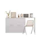 Lit simple avec coussin pliant, lit coffre mural pliant avec bureau à position réglable, blanc/gris