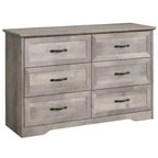 Commode de ferme avec poignées métalliques – 5 ou 6 tiroirs