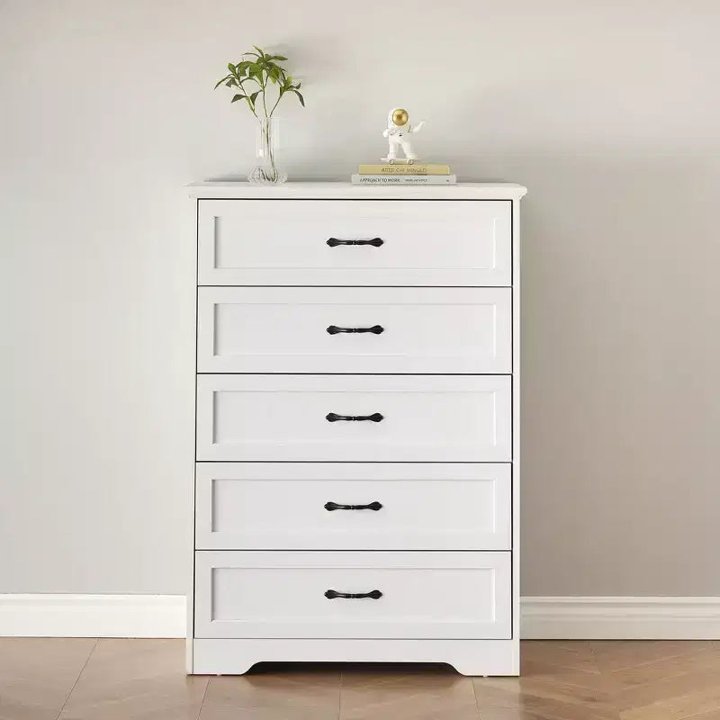 Commode de ferme avec poignées métalliques – 5 ou 6 tiroirs