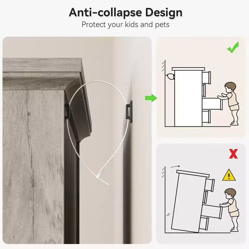 Commode de ferme avec poignées métalliques – 5 ou 6 tiroirs